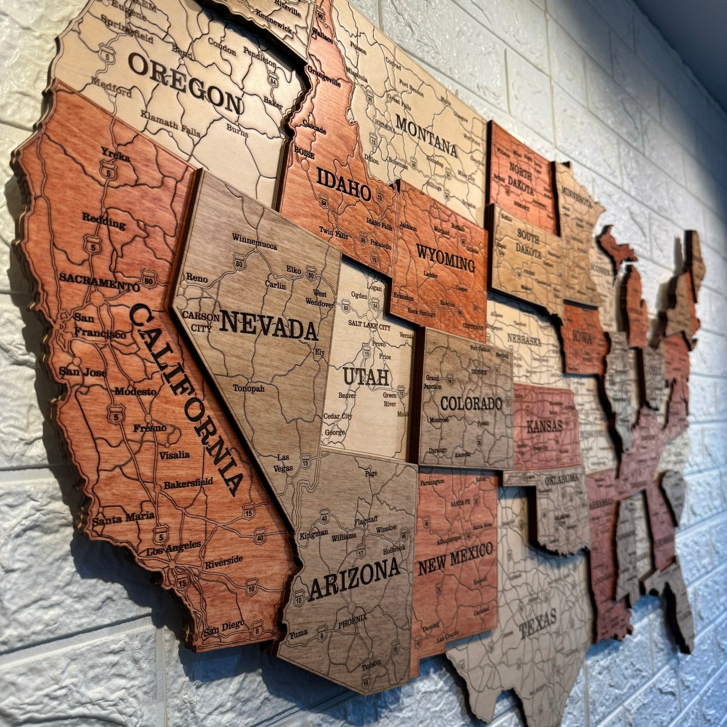 U.S.A. Country Map