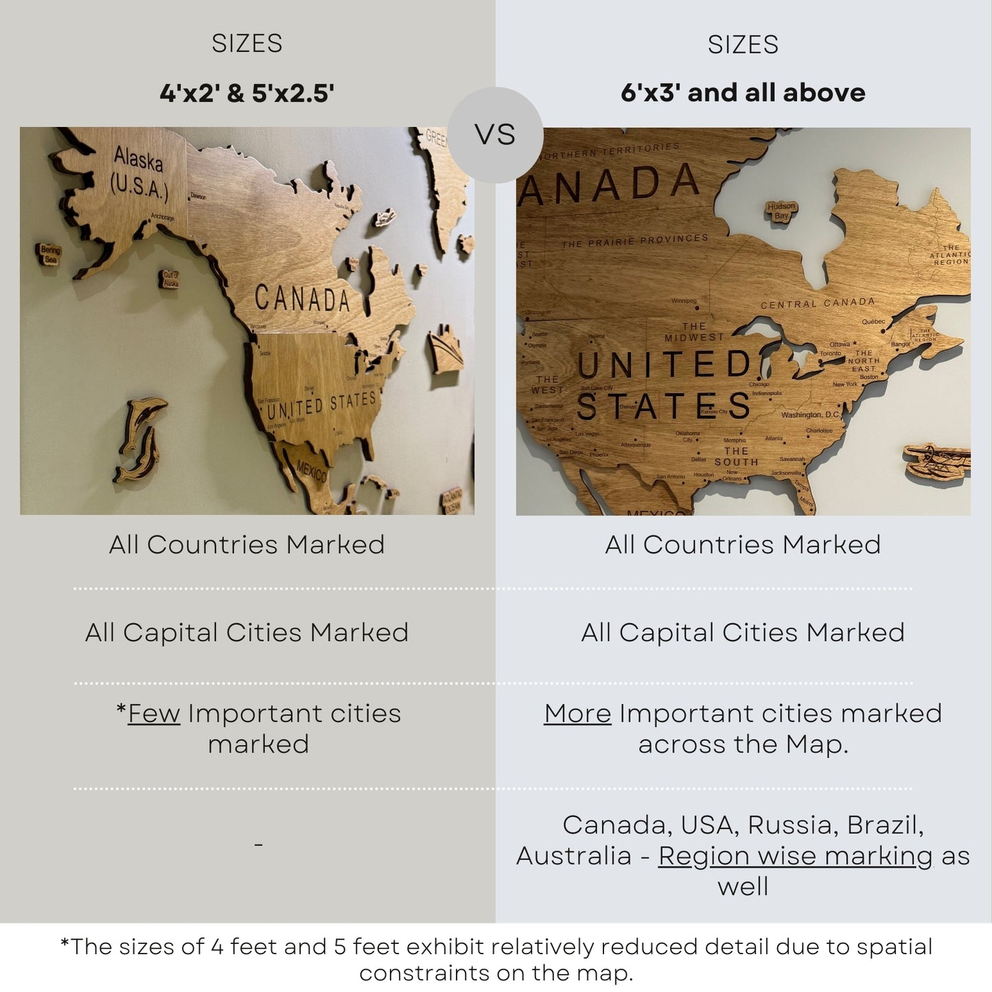 World Map - BROWN